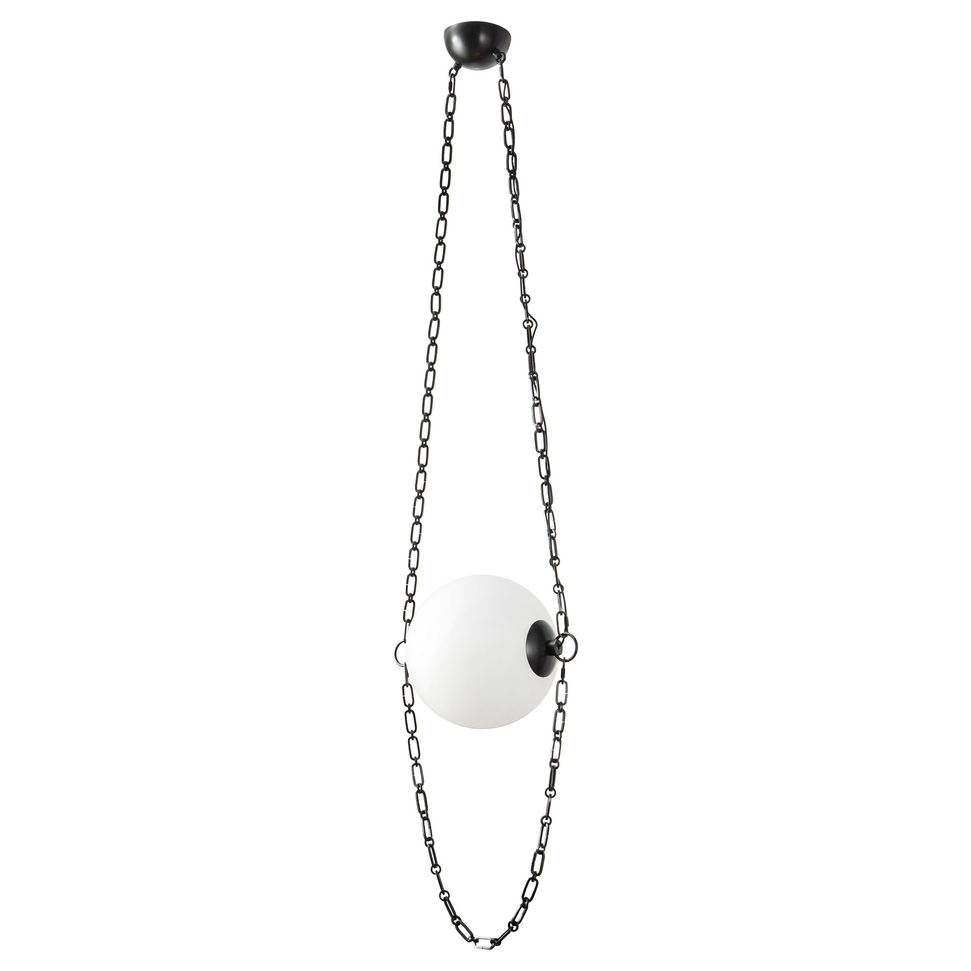 Petra 10-in Steel Pendant