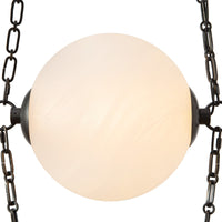 Petra 10-in Steel Pendant