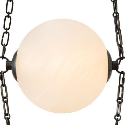 Petra 10-in Steel Pendant
