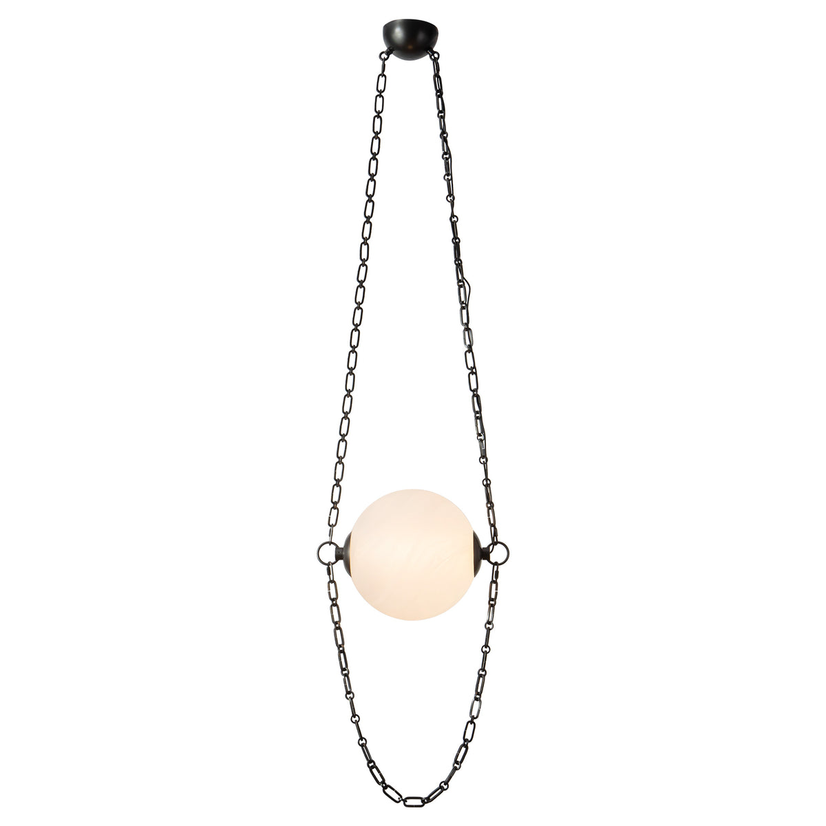 Petra 10-in Steel Pendant