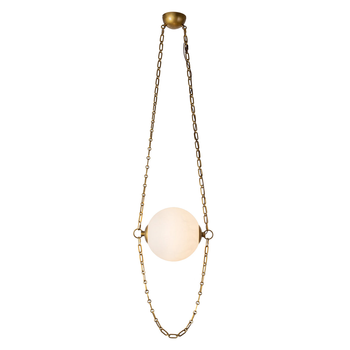 Petra 10-in Steel Pendant