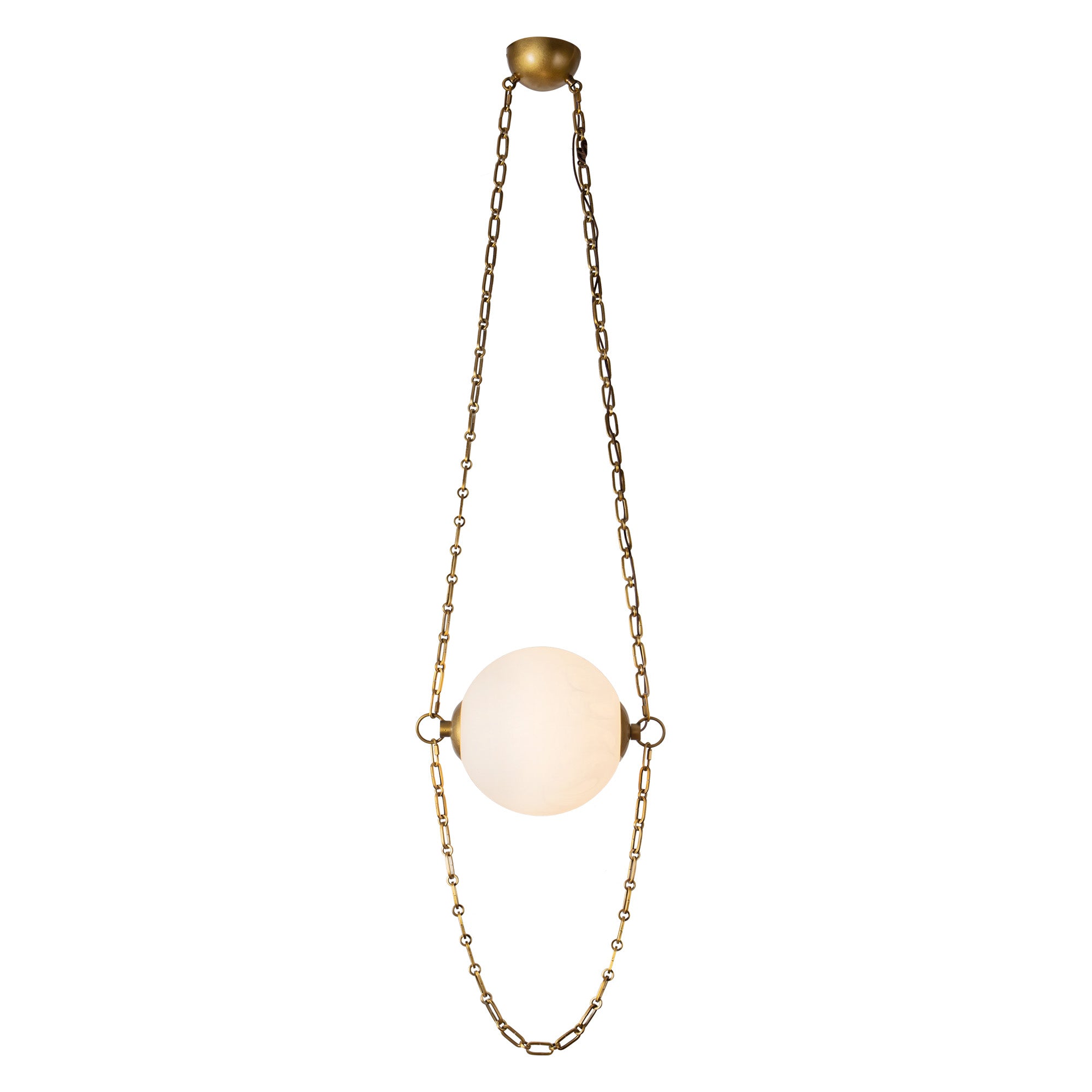Petra 10-in Steel Pendant
