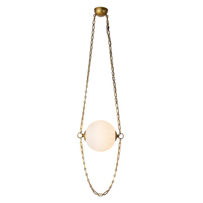 Petra 10-in Steel Pendant