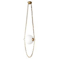 Petra 10-in Steel Pendant