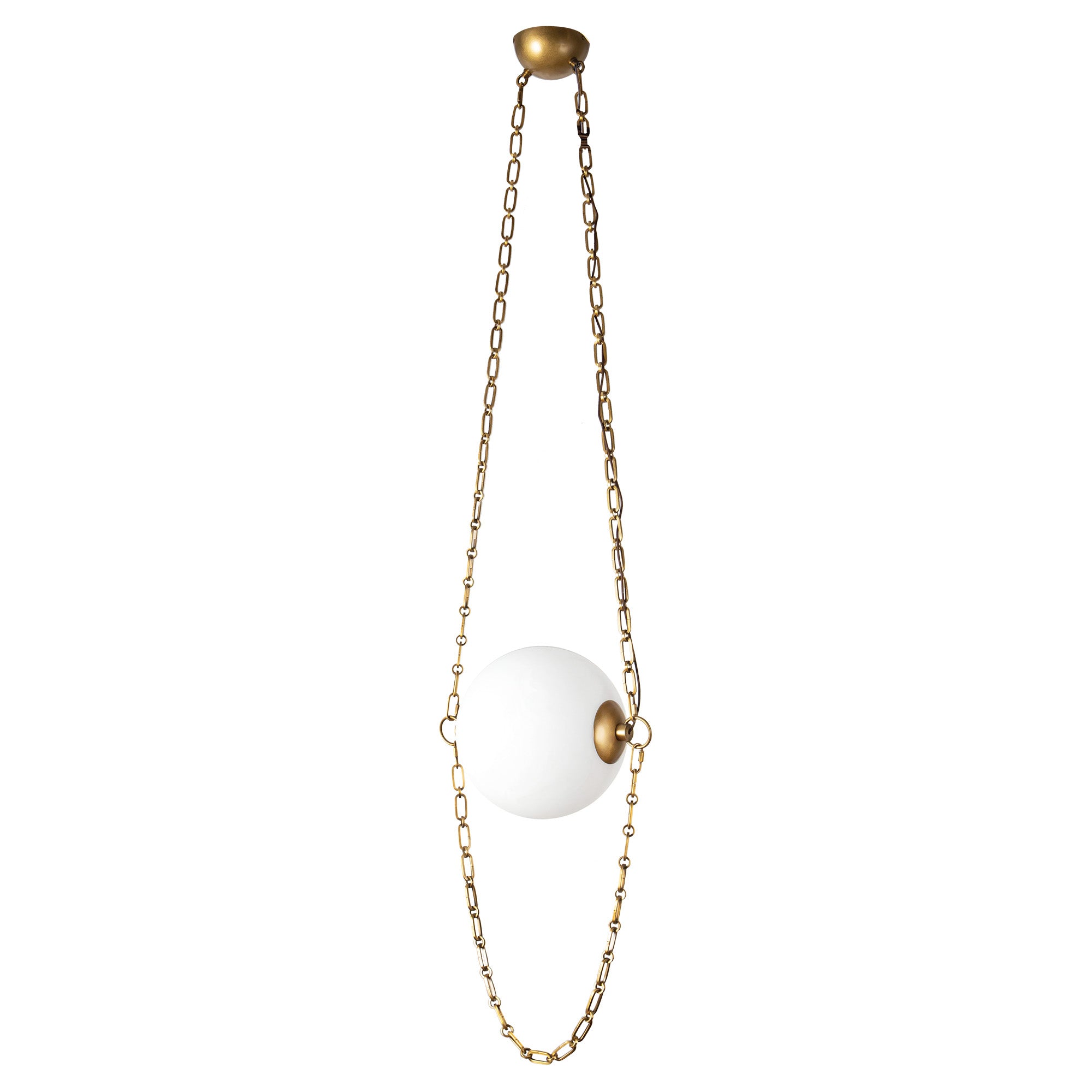 Petra 10-in Steel Pendant