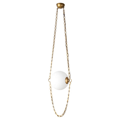 Petra 10-in Steel Pendant