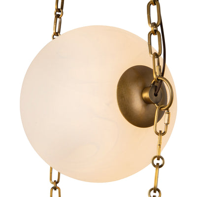 Petra 10-in Steel Pendant