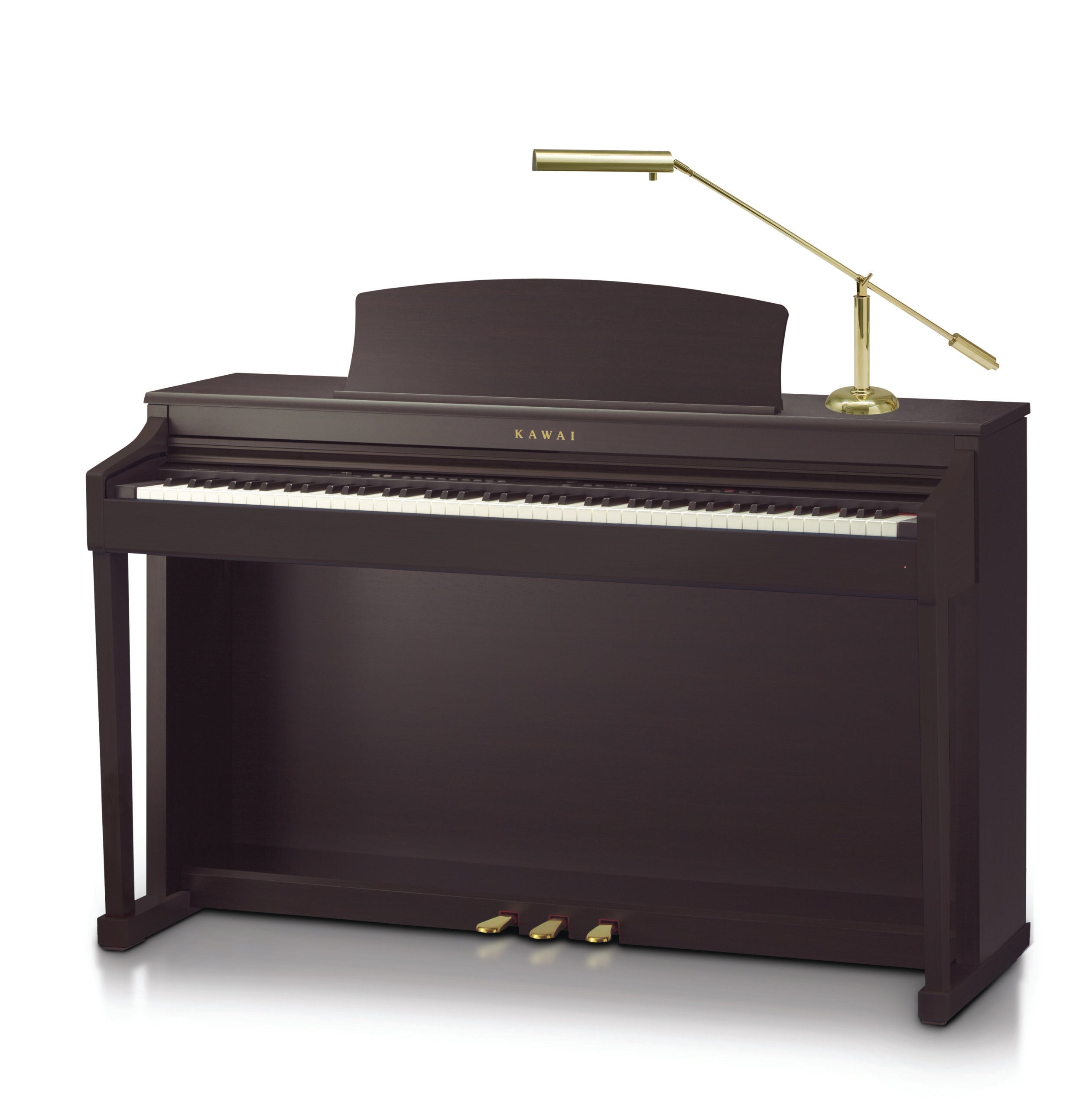 21-inch Piano/desk Polished Brass Desk Lamp