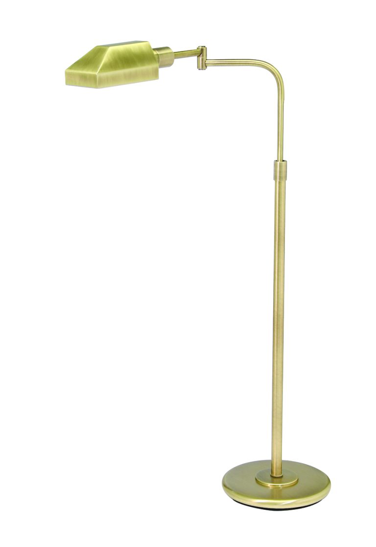 34-inch Home/office Antique Brass LED Floor Lamp
