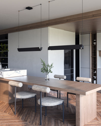 Phoenix 36-in Aluminum Linear Pendant