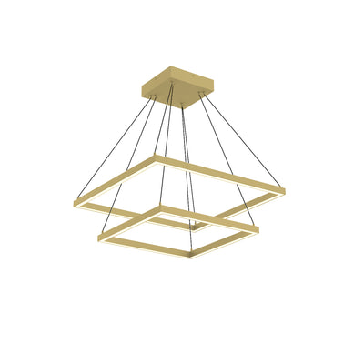 Piazza 24-in Aluminum Chandelier