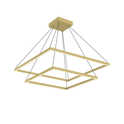 Piazza 32-in 2 Tier Aluminum Chandelier
