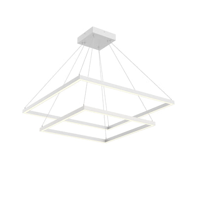 Piazza 32-in 2 Tier Aluminum Chandelier