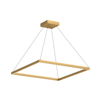 Piazza 36-in Square LED Ring Pendant