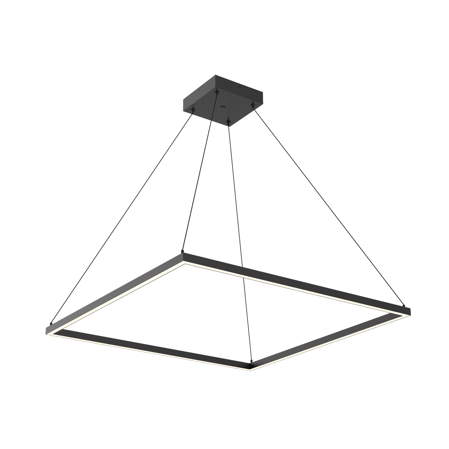 Piazza 36-in Square LED Ring Pendant