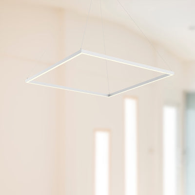 Piazza 36-in Square LED Ring Pendant