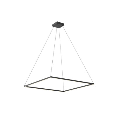 Piazza 48-in Wide Square LED Ring Pendant