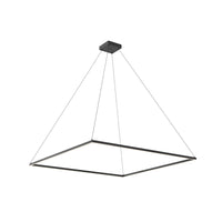 Piazza 60-in Oversized Square LED Ring Pendant