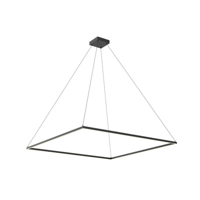 Piazza 60-in Oversized Square LED Ring Pendant