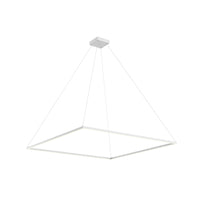 Piazza 60-in Oversized Square LED Ring Pendant
