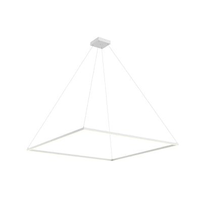 Piazza 60-in Oversized Square LED Ring Pendant