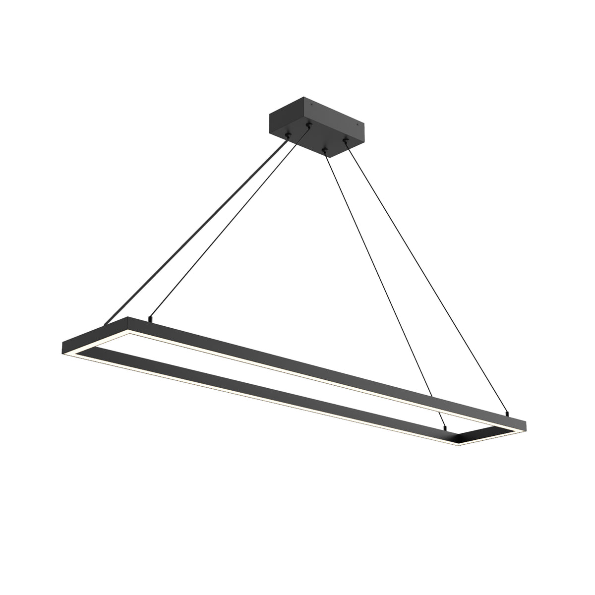 Piazza 48-in Rectangular Dimmable LED Pendant