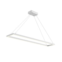 Piazza 48-in Rectangular Dimmable LED Pendant