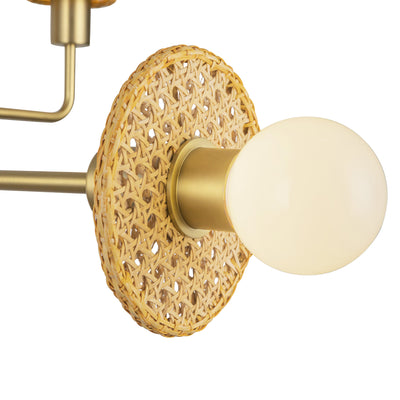 Piper 38-in Steel Chandelier