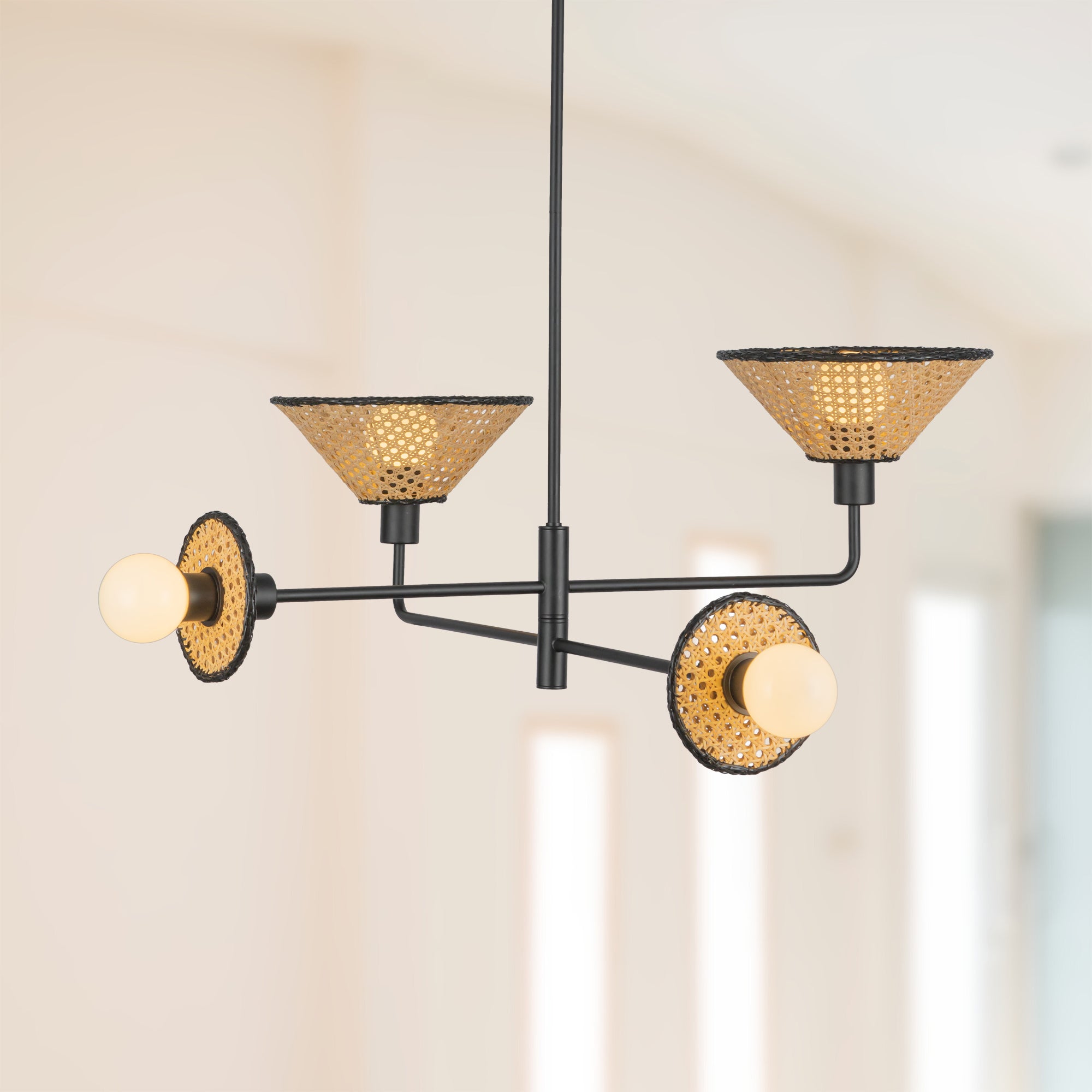 Piper 38-in Steel Chandelier