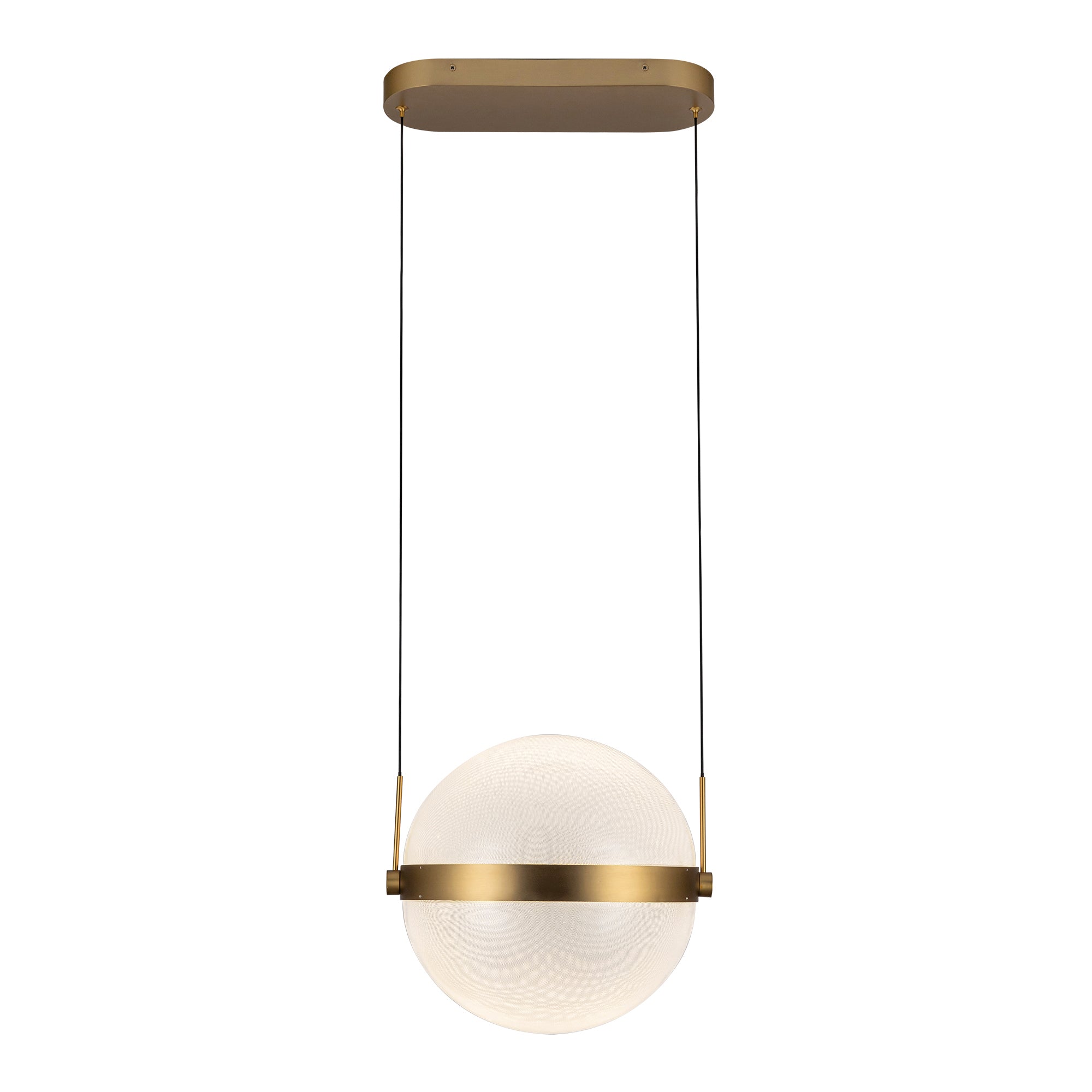 Pisces 12-in Acrylic Light Guide 3CCT Pendant
