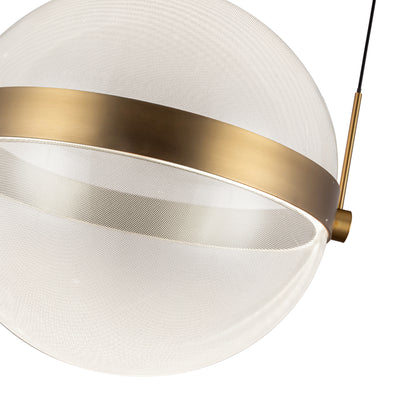 Pisces 12-in Acrylic Light Guide 3CCT Pendant