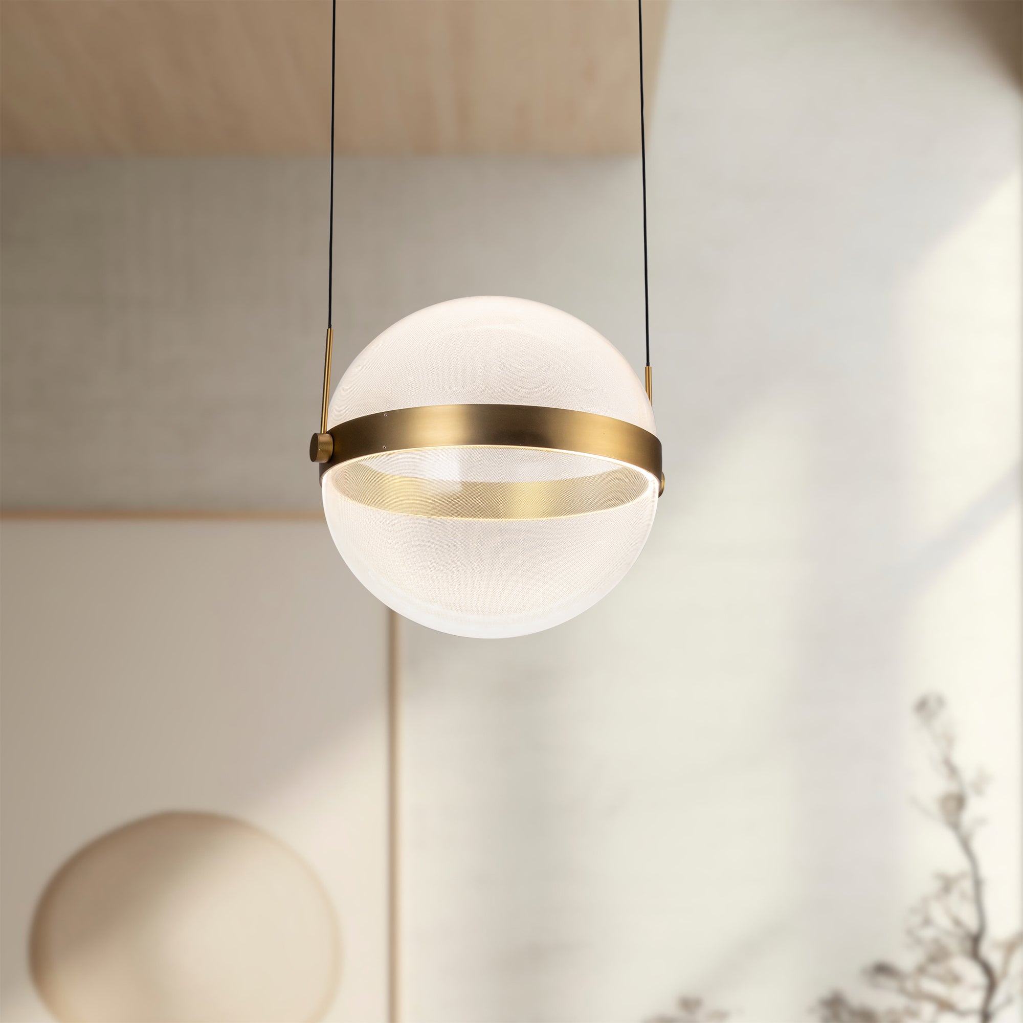 Pisces 12-in Acrylic Light Guide 3CCT Pendant