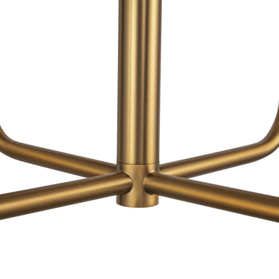 Plisse 23-in Steel Chandelier