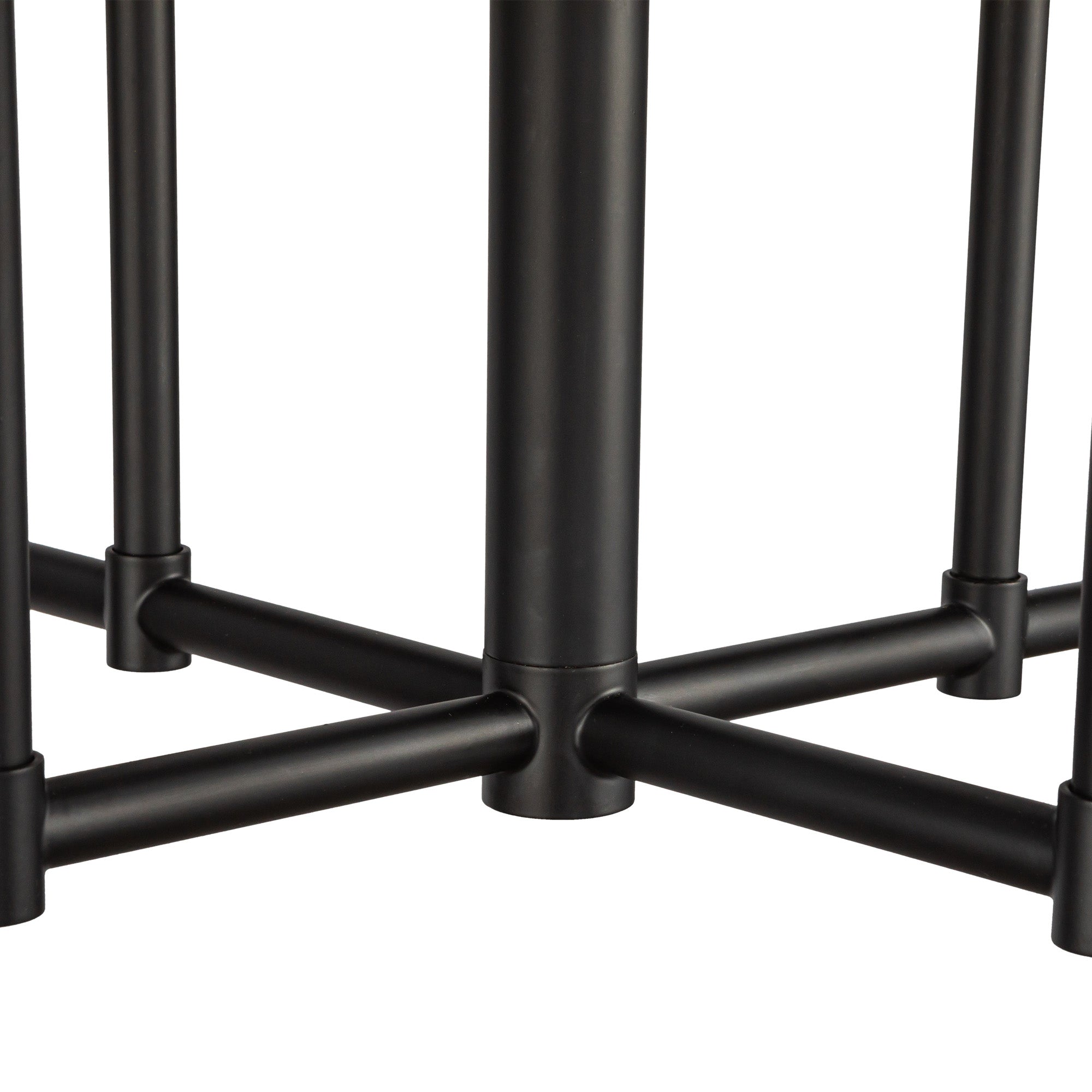 Plisse 30-in Steel Chandelier