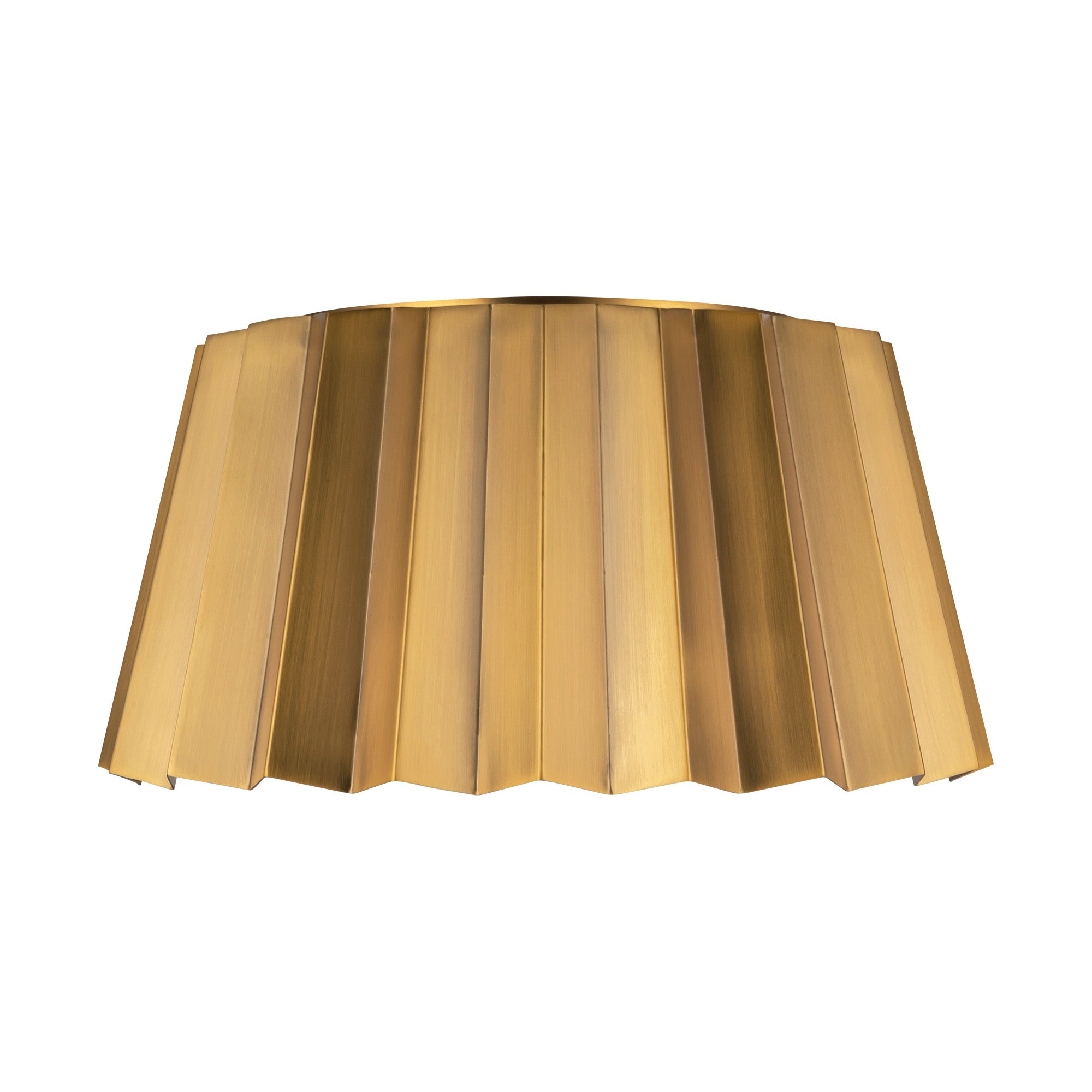 Plisse 14-in Steel Flush Mount