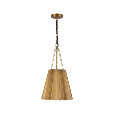 Plisse 12-in 1 Light Conical Socket Pendant