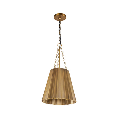 Plisse 12-in 1 Light Conical Socket Pendant