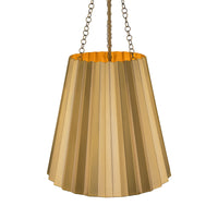 Plisse 16-in Steel Pendant