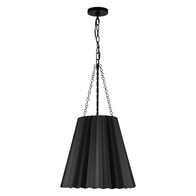 Plisse 16-in Steel Pendant