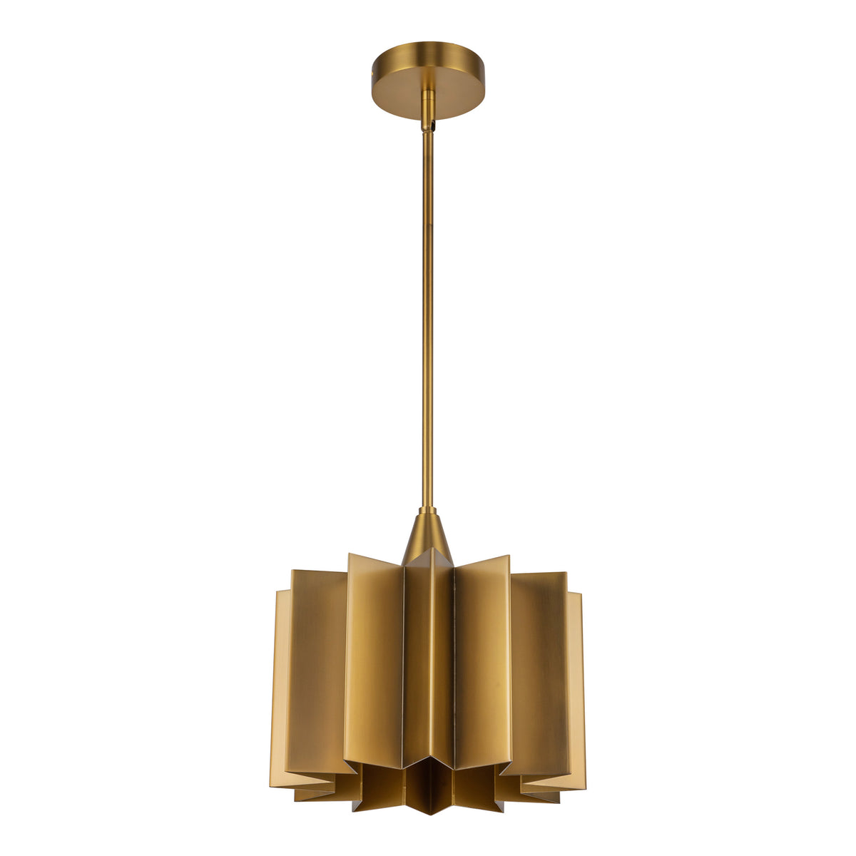 Plisse 12-in 1 Light Socket Pendant
