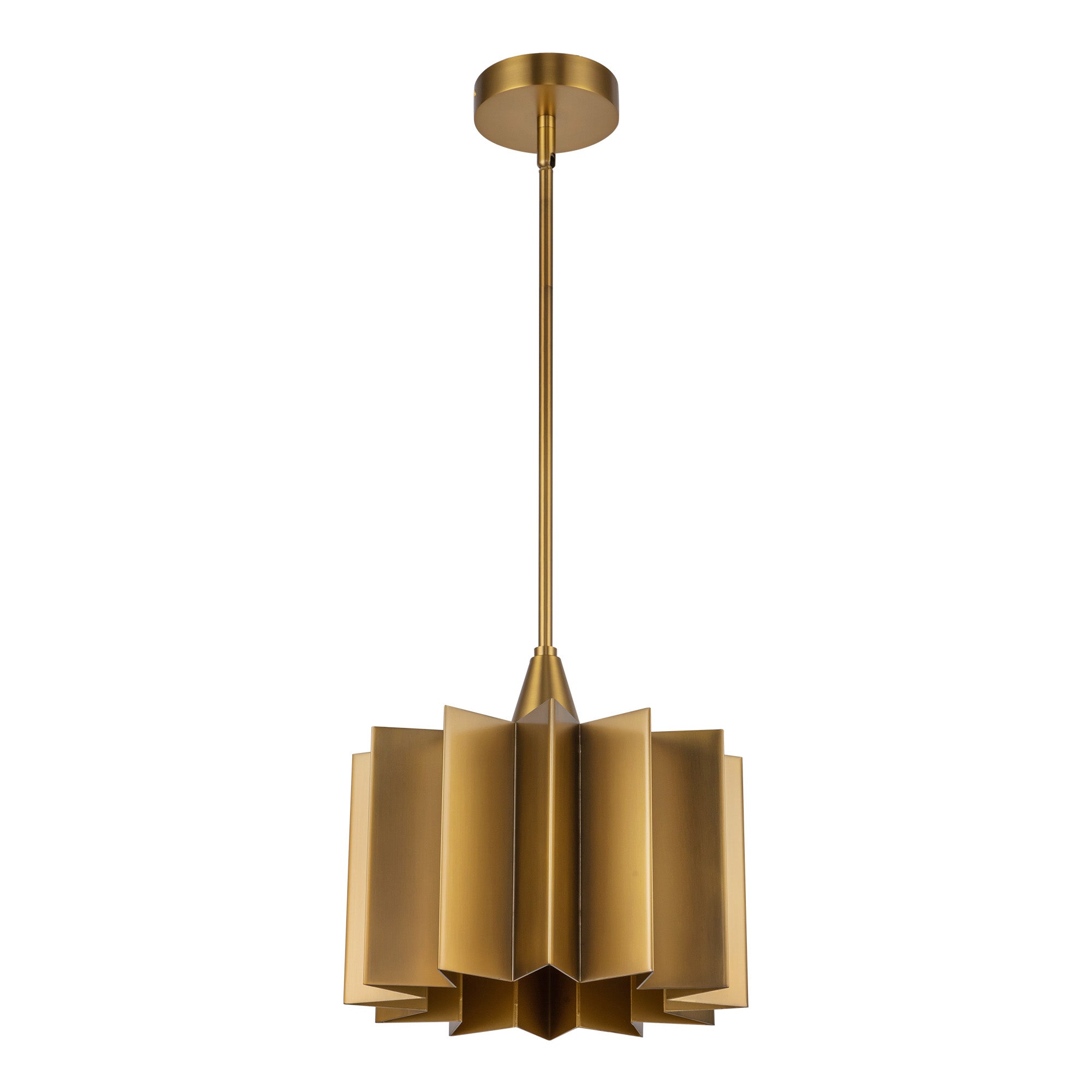 Plisse 12-in 1 Light Socket Pendant