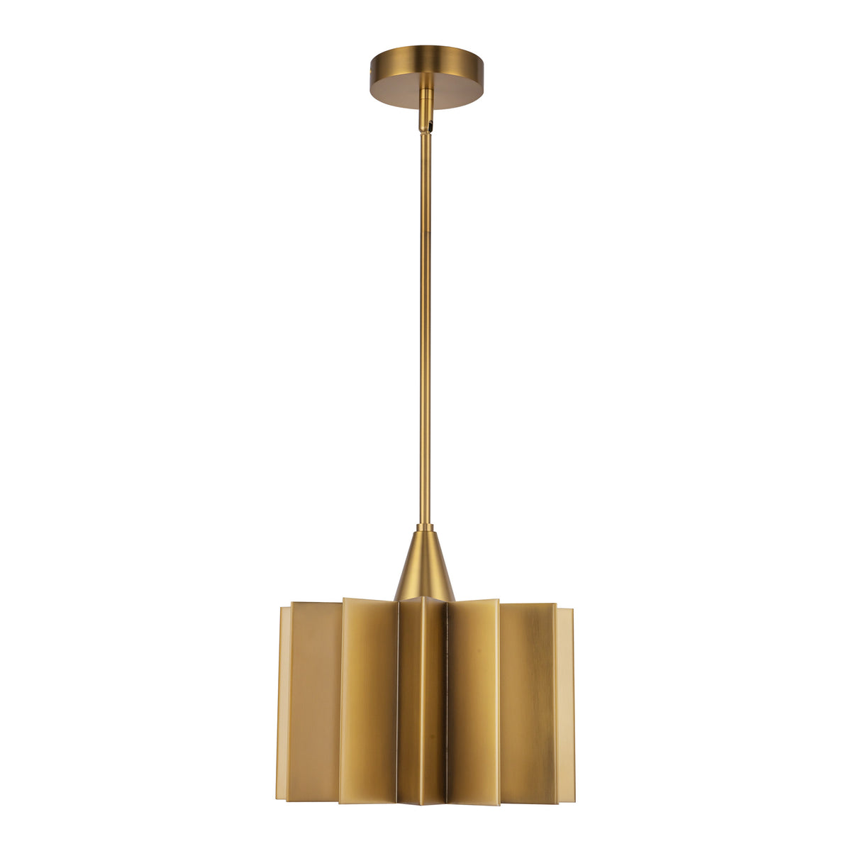 Plisse 12-in 1 Light Socket Pendant