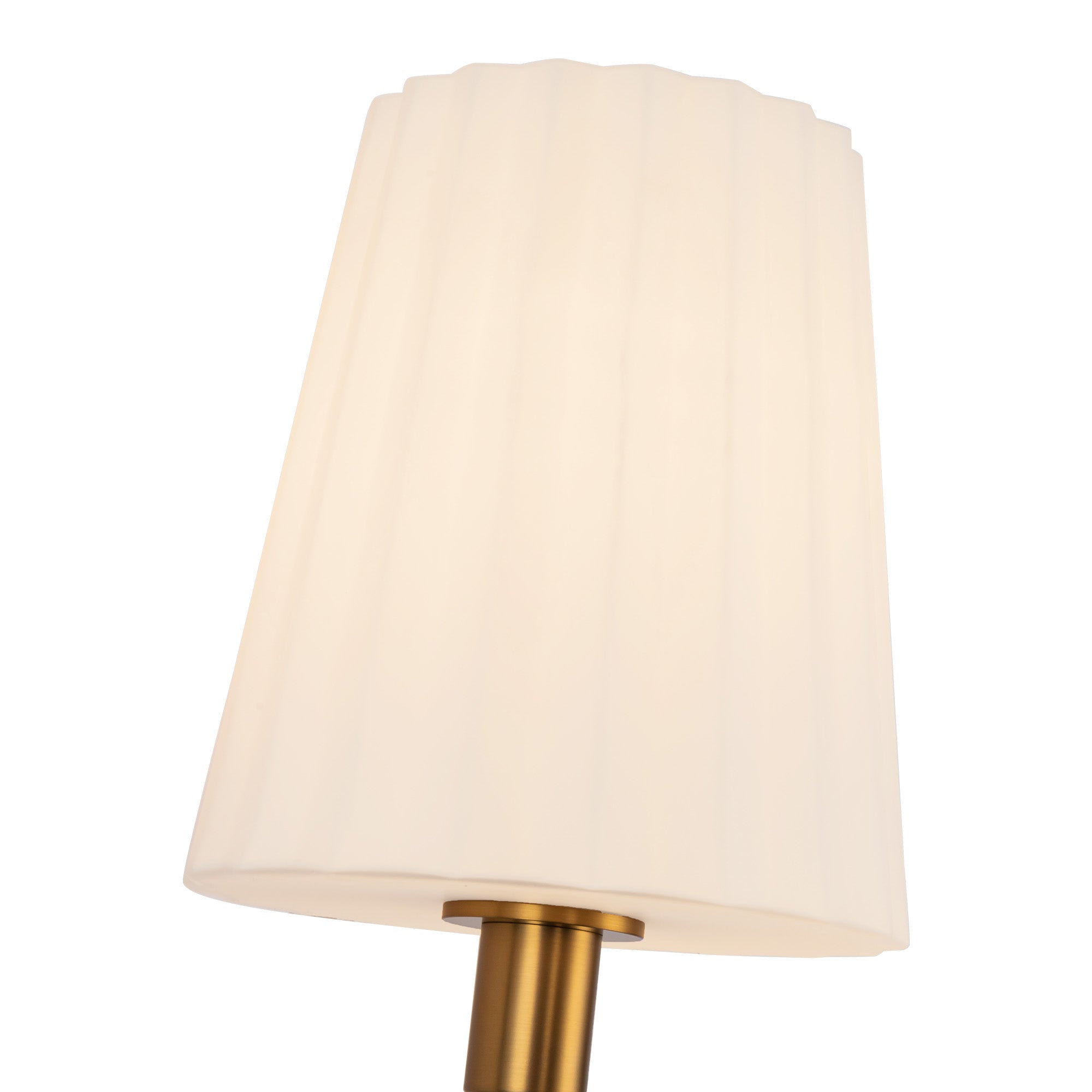 Plisse 7-in Steel Vanity Light