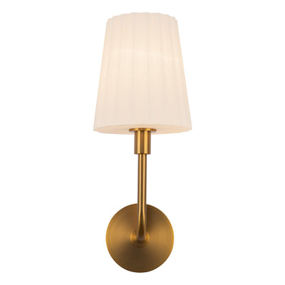 Plisse 7-in Steel Vanity Light