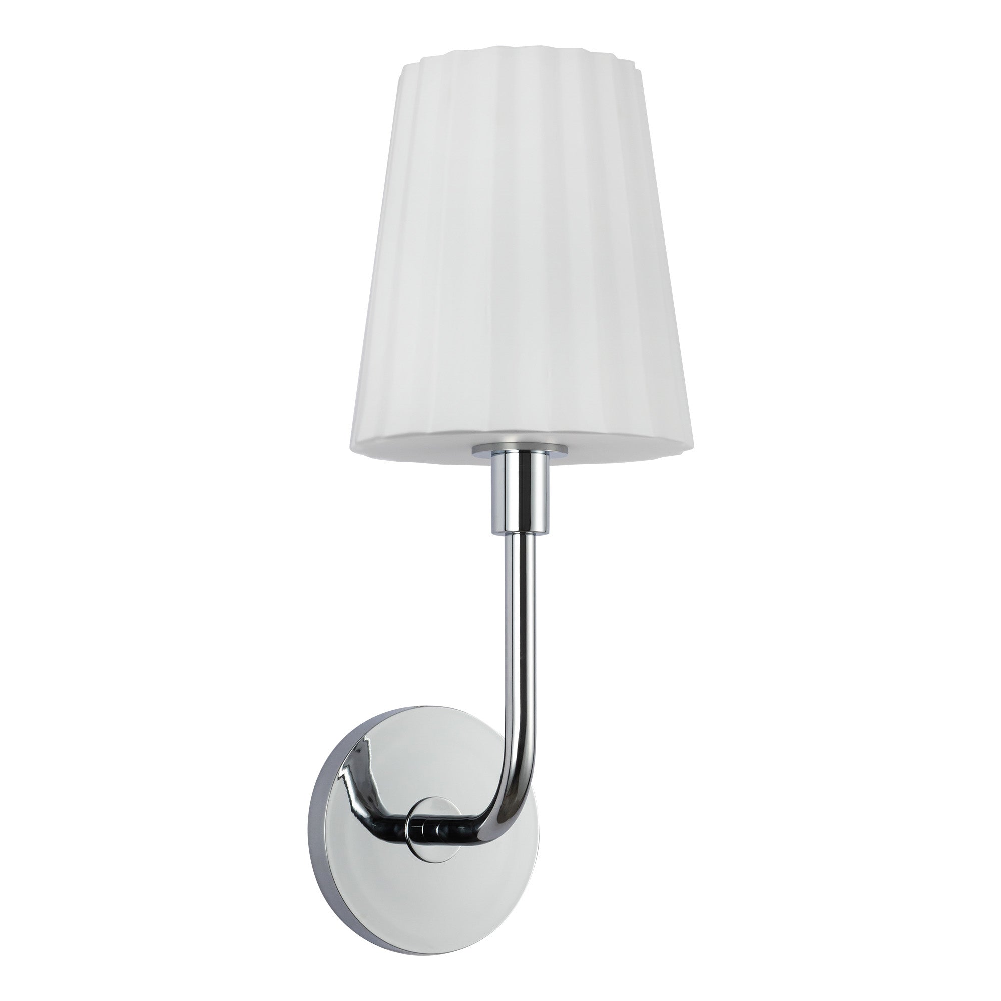 Plisse 7-in Steel Vanity Light