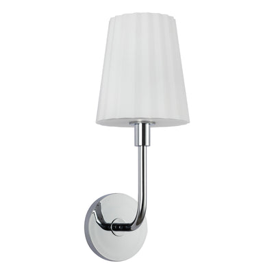 Plisse 7-in Steel Vanity Light