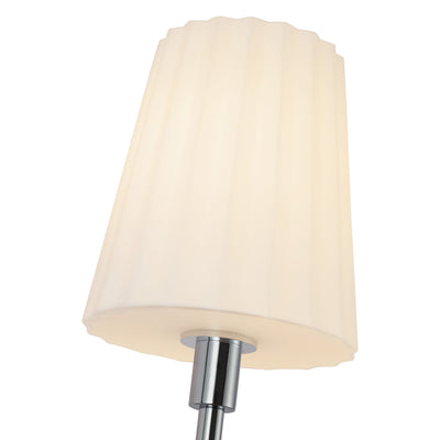 Plisse 7-in Steel Vanity Light