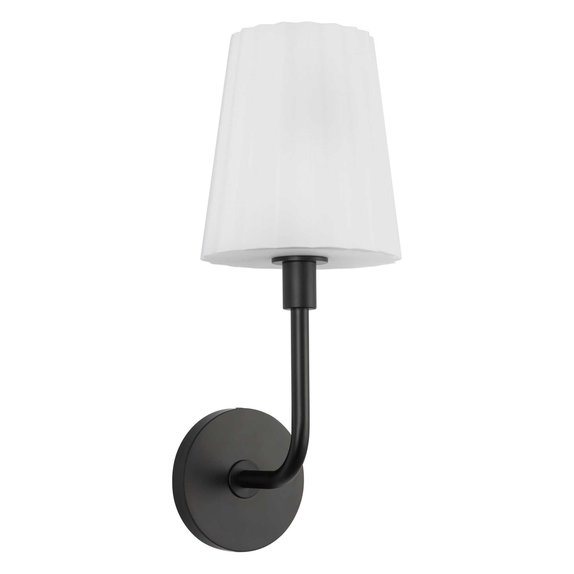Plisse 7-in Steel Vanity Light