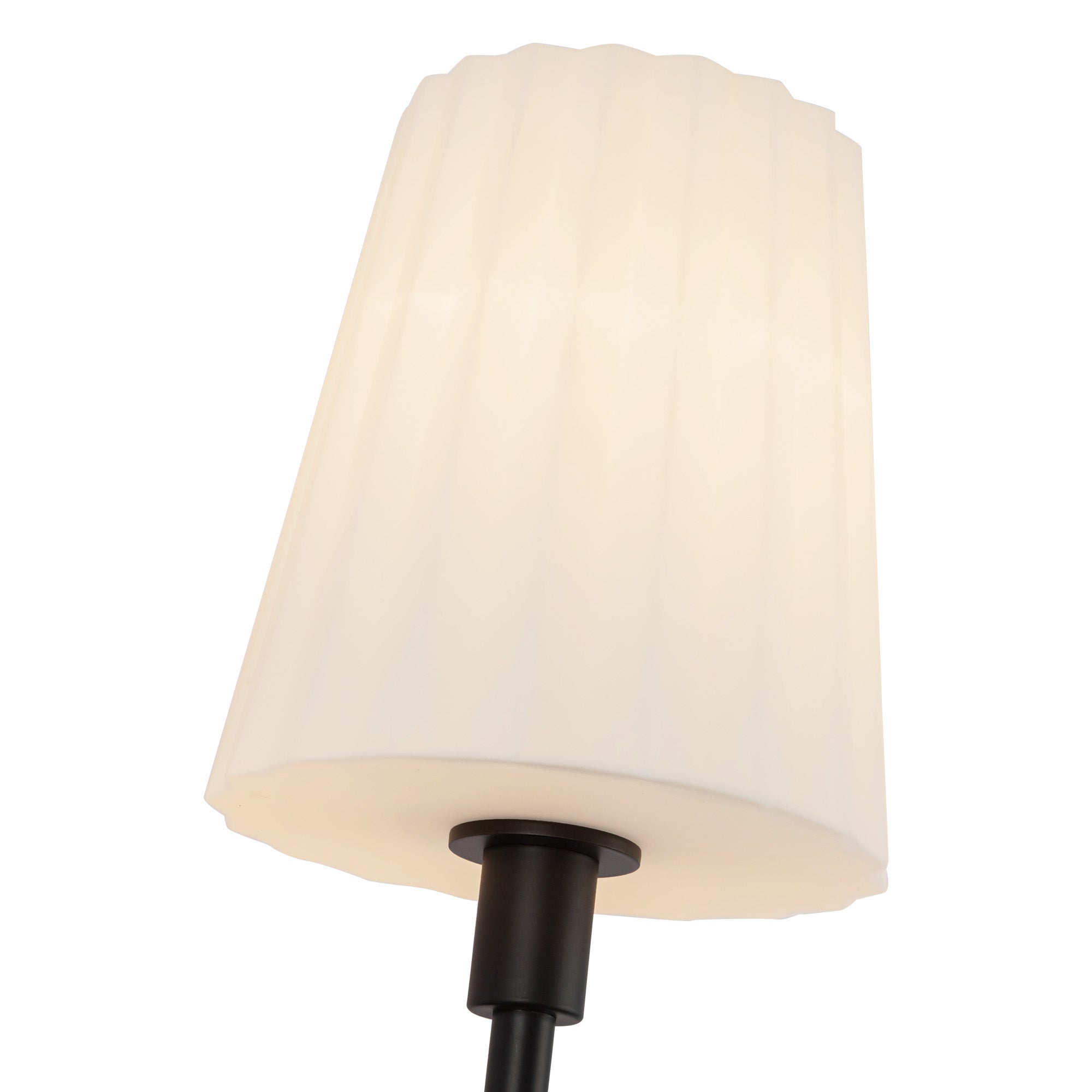 Plisse 7-in Steel Vanity Light