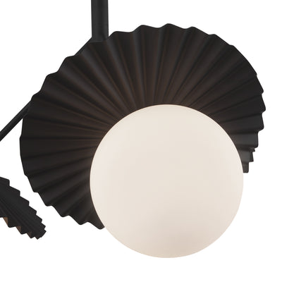 Plume 34-in Steel Chandelier
